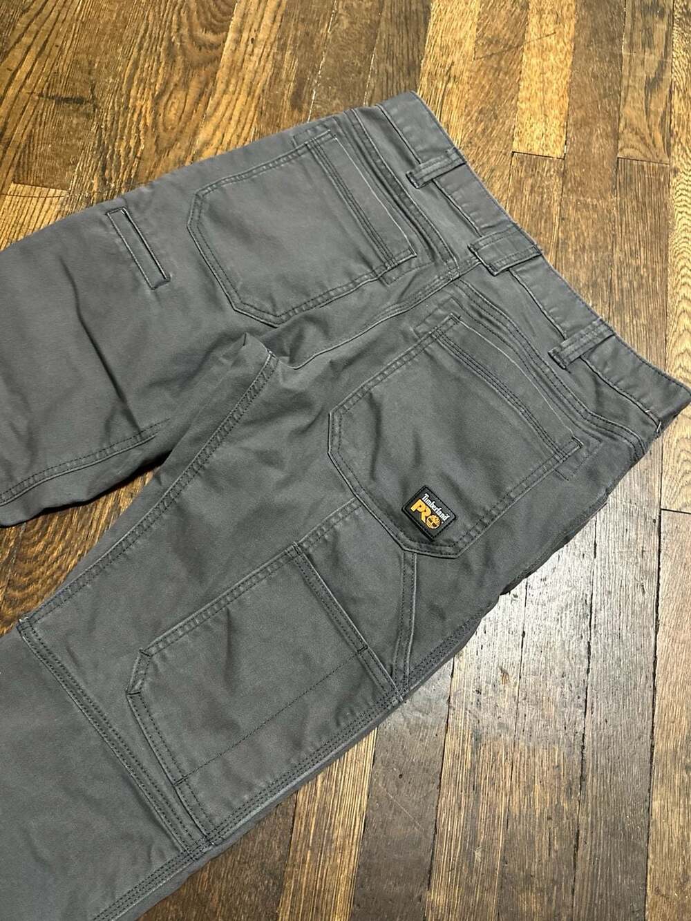 Timberland PRO FLEX Straight Fit Gray Work Carpenter Utility Pants W32 L30